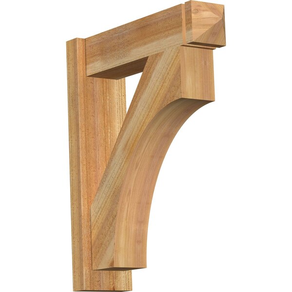 Ekena Millwork Westlake Rough Sawn Arts and Crafts Outlooker, Western Red Cedar, 6"W x 22"D x 26"H OUT06X22X26WTL03RWR - main